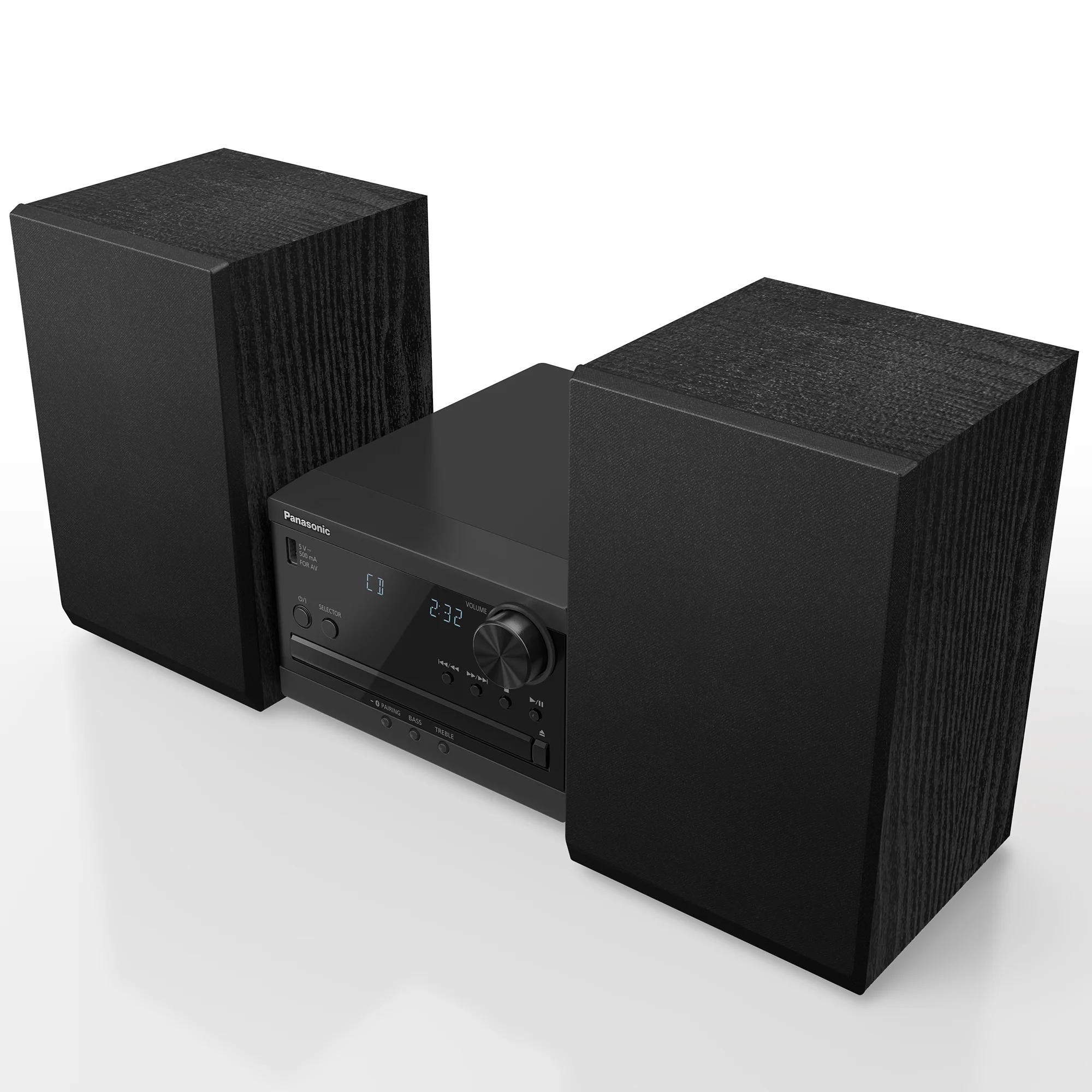 Full Range Speaker Stereo System with CD, Bluetooth and Radio - Image 3